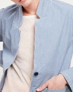 Harris Wilson Vestes, Blousons|Veste Loanie rayée azur