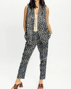 Lauren Vidal Vestes, Blousons|Veste Lou imprimée bleu/crème