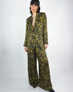 See u Soon Vestes, Blousons|Veste Louise satinée imprimée jaune