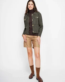 Assuili Vestes, Blousons|Veste Marie kaki