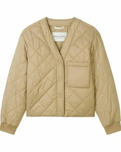 Marc O'Polo Vestes, Blousons|Veste Matelassée à Boutons camel