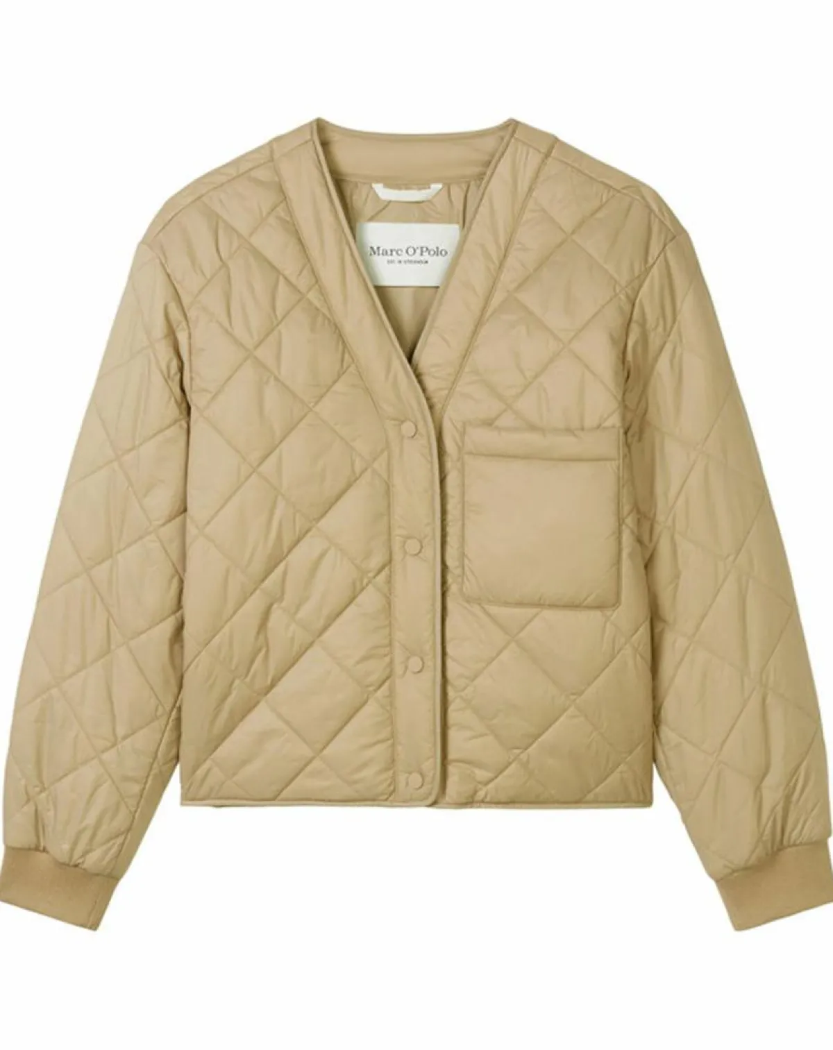 Marc O'Polo Vestes, Blousons|Veste Matelassée à Boutons camel