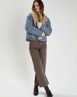 The Korner Vestes, Blousons|Veste matelassée Jennfier bleue