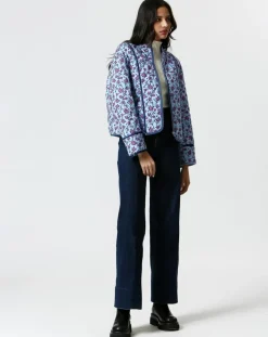 The Korner Vestes, Blousons|Veste matelassée Marina bleue