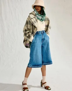 Bellerose Vestes, Blousons|Veste oversize en Laine mélangée Voltaire beige/marron