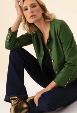 Bleu Blanc Rouge Vestes, Blousons|Veste Parado vert