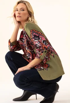 Bleu Blanc Rouge Vestes, Blousons|Veste Patti vert