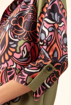 Bleu Blanc Rouge Vestes, Blousons|Veste Patti vert