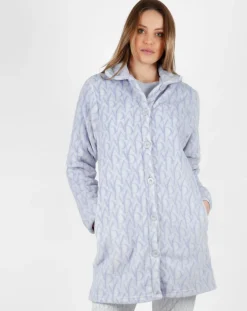 Mr Wonderful Lingerie, Nuit|Veste polaire Classic bleu ciel