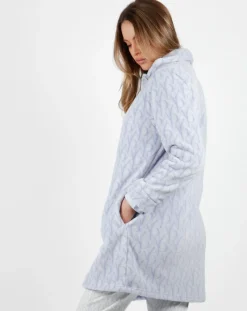 Mr Wonderful Lingerie, Nuit|Veste polaire Classic bleu ciel