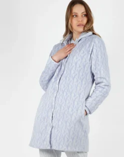 Mr Wonderful Lingerie, Nuit|Veste polaire Classic bleu ciel