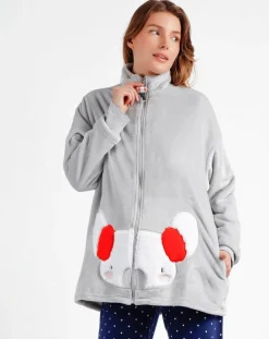 Admas Lingerie, Nuit|Veste polaire grise