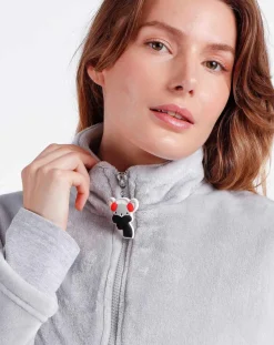 Admas Lingerie, Nuit|Veste polaire grise