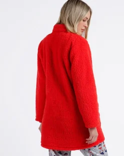 Mr Wonderful Lingerie, Nuit|Veste polaire rouge