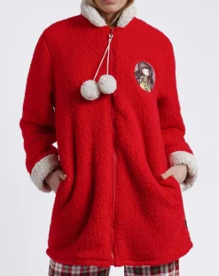 Santoro Gorjuss Lingerie, Nuit|Veste polaire Santoro rouge