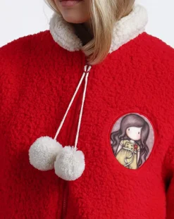 Santoro Gorjuss Lingerie, Nuit|Veste polaire Santoro rouge