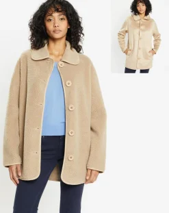 Lou Andrea Vestes, Blousons|Veste réversible en Fausse Fourrure 309 Mont sabbia