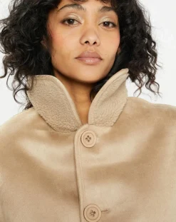 Lou Andrea Vestes, Blousons|Veste réversible en Fausse Fourrure 309 Mont sabbia