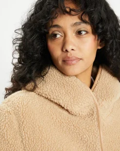 Lou Andrea Vestes, Blousons|Veste réversible en Fausse Fourrure 358 Mont light camel