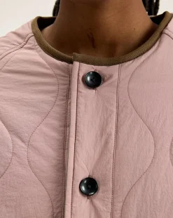 Bellerose Vestes, Blousons|Veste réversible en Laine mélangée Hari rose/vert