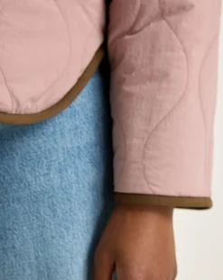 Bellerose Vestes, Blousons|Veste réversible en Laine mélangée Hari rose/vert