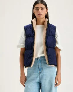 Bellerose Vestes, Blousons|Veste réversible fourrée Hansel naval