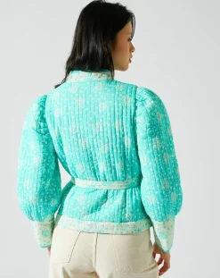 Manoush Vestes, Blousons|Veste réversible Marguerite bleue