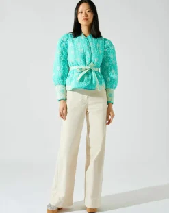 Manoush Vestes, Blousons|Veste réversible Marguerite bleue