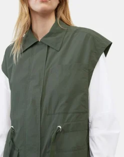 Marc O'Polo Vestes, Blousons|Veste sans manches Maxi Explore kaki