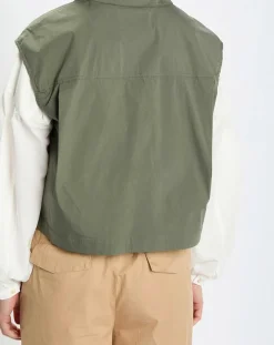 Marc O'Polo Vestes, Blousons|Veste sans manches Mini Explore kaki