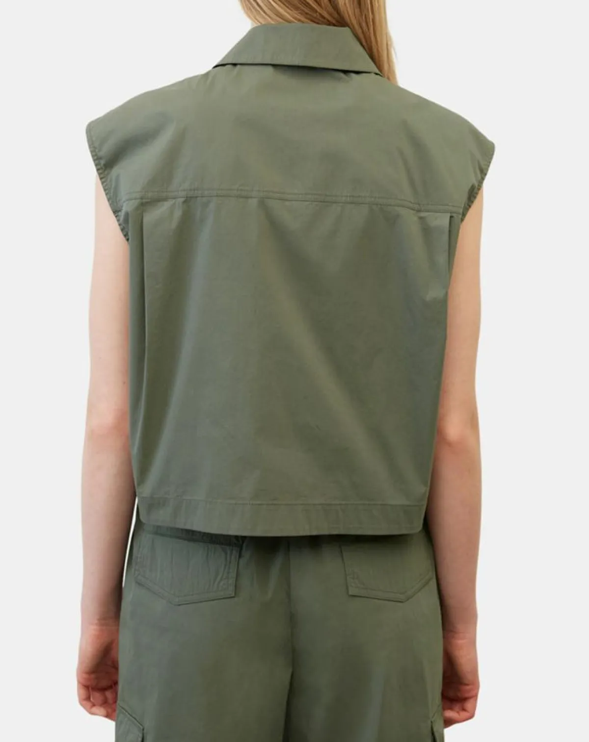 Marc O'Polo Vestes, Blousons|Veste sans manches Mini Explore kaki