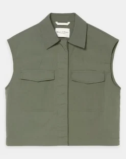 Marc O'Polo Vestes, Blousons|Veste sans manches Mini Explore kaki