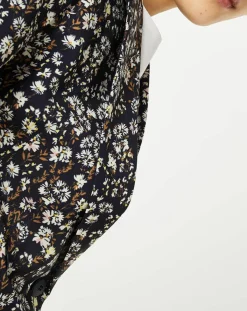 MaxMara Vestes, Blousons|Veste Strenna imprimée bleu marine