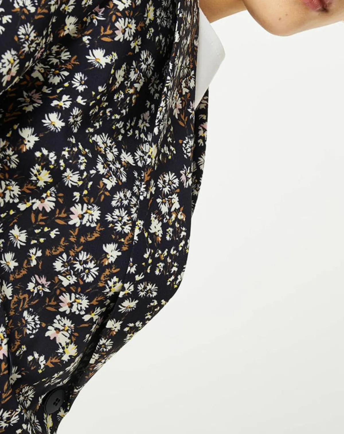 MaxMara Vestes, Blousons|Veste Strenna imprimée bleu marine