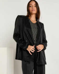 See u Soon Vestes, Blousons|Veste toucher doux Emma noire