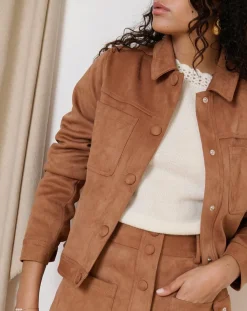 Garance Paris Vestes, Blousons|Veste Trinite camel