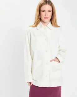 Galeries Lafayette Vestes, Blousons|Veste Twill Coton Loom écrue