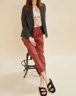 Chloé Stora Vestes, Blousons|Veste Umami rayée noire