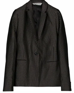 Chloé Stora Vestes, Blousons|Veste Umami rayée noire