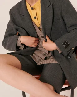 Tara Jarmon Vestes, Blousons|Veste Vlad gris anthracite