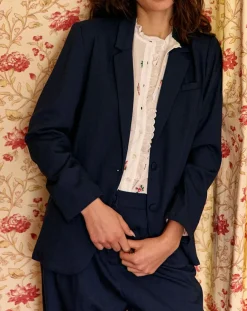 La Petite Etoile Vestes, Blousons|Veste Voliane marine